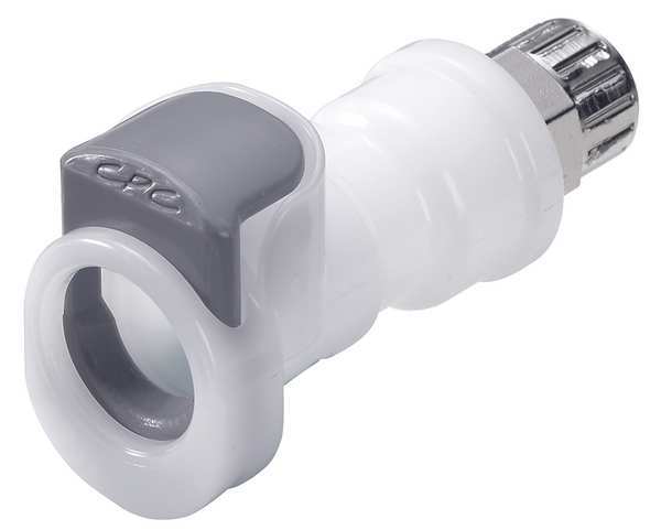 Coupler, Push In, Acetal, White