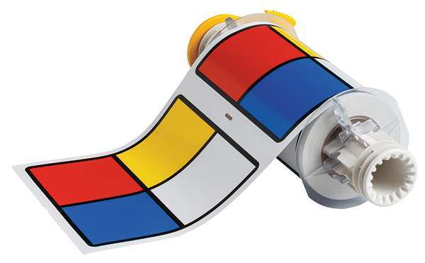 Label, Red/Yellow/Blue/White, Labels/Roll: 95