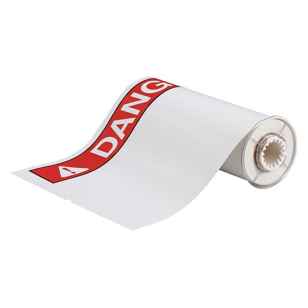 Label, Red/White, Labels/Roll: 40
