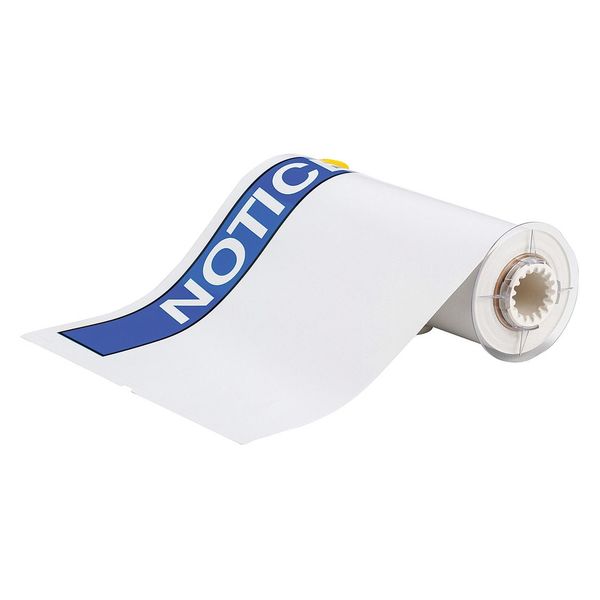 Label, White/Blue, Labels/Roll: 40