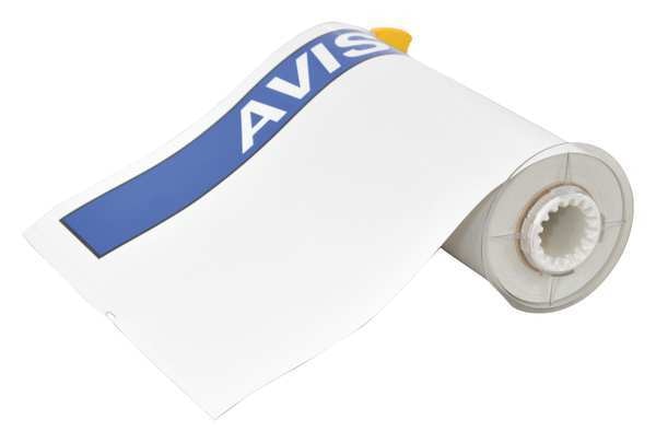 Label, White/Blue, Labels/Roll: 40