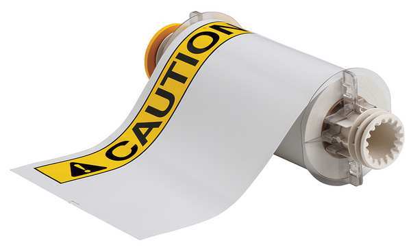 Label, White/Yellow/Black, Labels/Roll: 60