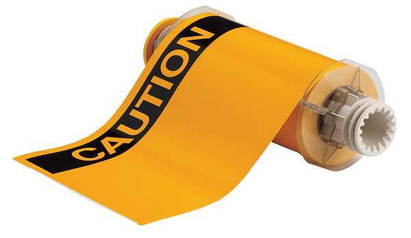 Label, White/Yellow/Black, Labels/Roll: 60