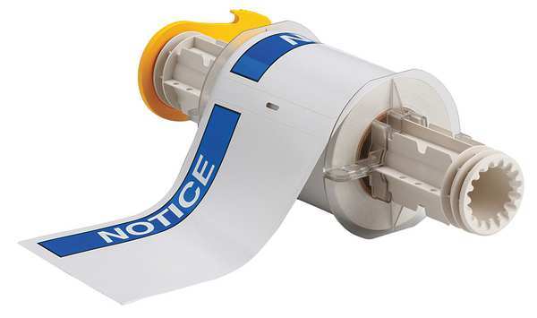 Label, White/Blue, Labels/Roll: 95