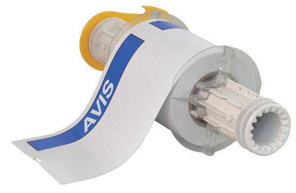 Label, White/Blue, Labels/Roll: 95