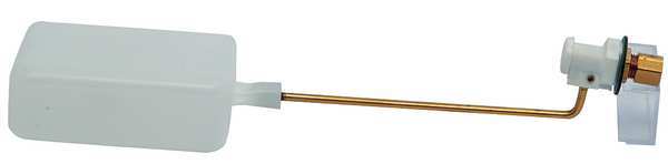 Mini Float Valve, 1/4 In, Brass/Plastic