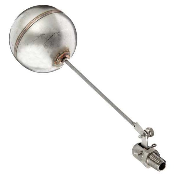 Mini Float Valve, 1/4 In, SS/Viton
