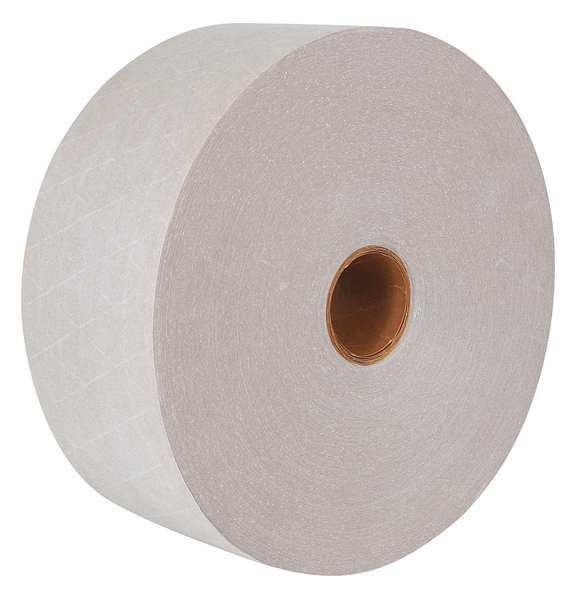 Carton Tape, White, 3 In. x 450 Ft., PK10