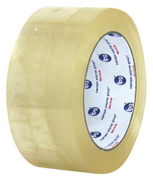 Intertape Polymer Carton Tape, Clear, 3 In. x 55 Yd., PK24