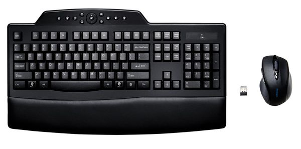 Keyboard/Mouse Set, Wireless, Black