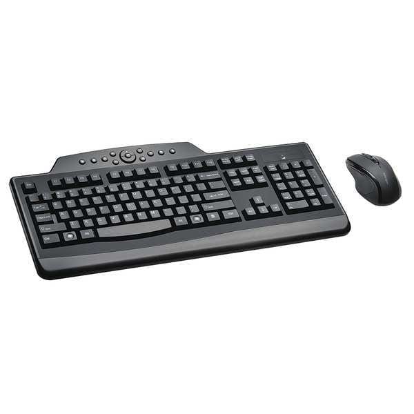 Keyboard/Mouse Set, Wireless, Black