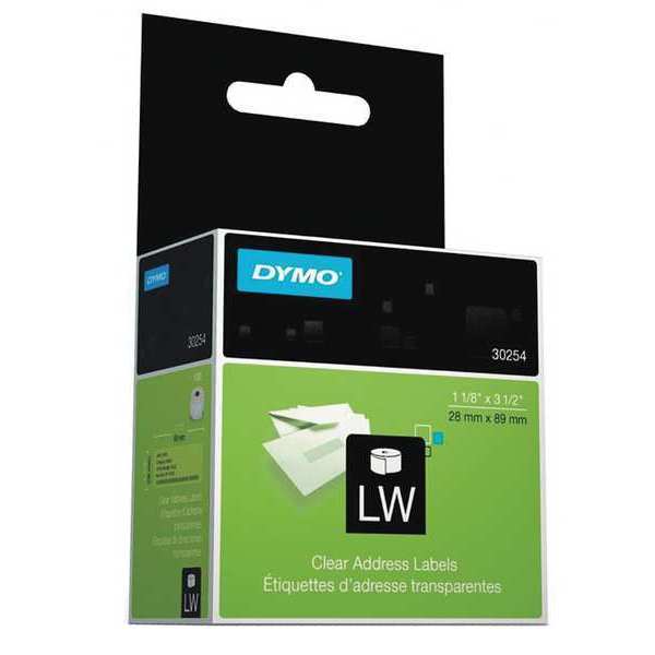Printer Label, Clear, Labels/Roll: 130