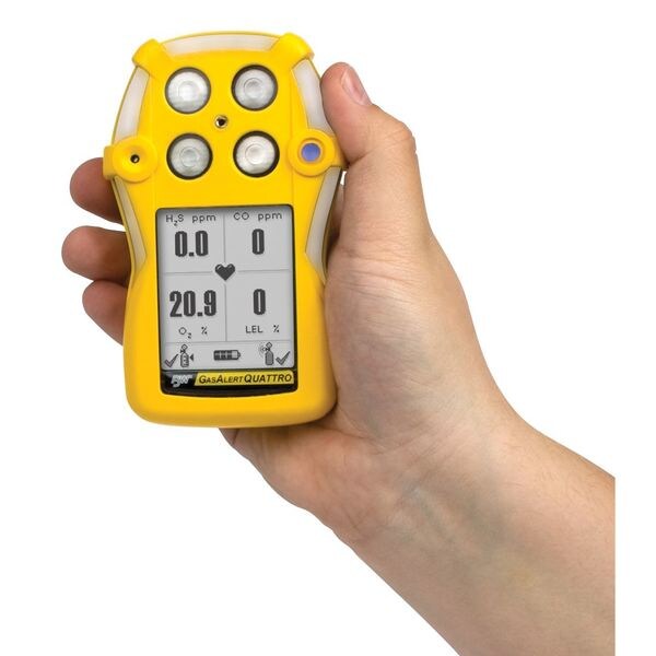 Repl Gas Detector Front Enclosure, Yellow