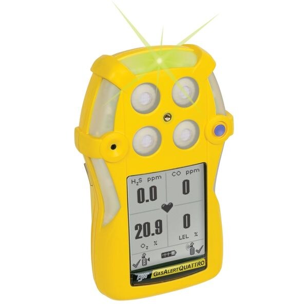 Repl Gas Detector Front Enclosure, Yellow
