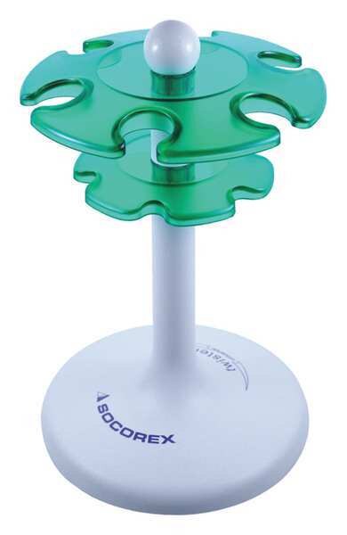 Pipette Stand, Hold 6 Pipettes, Green