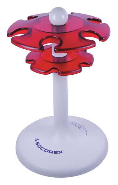 Pipette Stand, Hold 6 Pipettes, Red