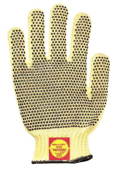 Cut Resistant Coated Gloves, 2 Cut Level, PVC, 2XL, 1 PR