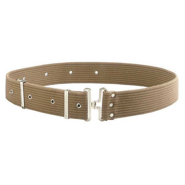 Tan Cotton Work Belt, 0 Pockets