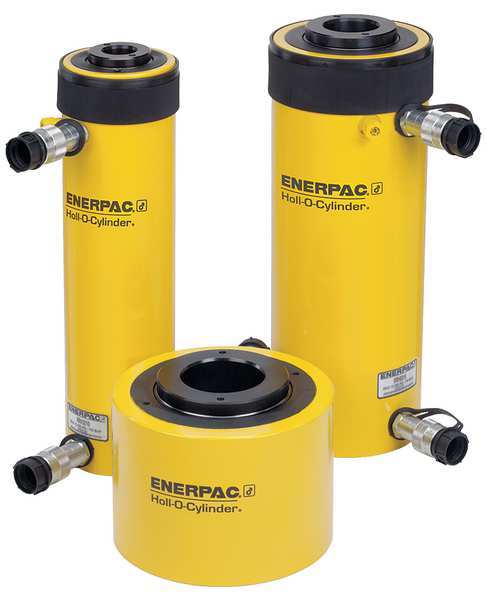RRH1003, 100 ton Capacity, 3.00 in Stroke, Double-Acting, Hollow Plunger Hydraulic Cylinder