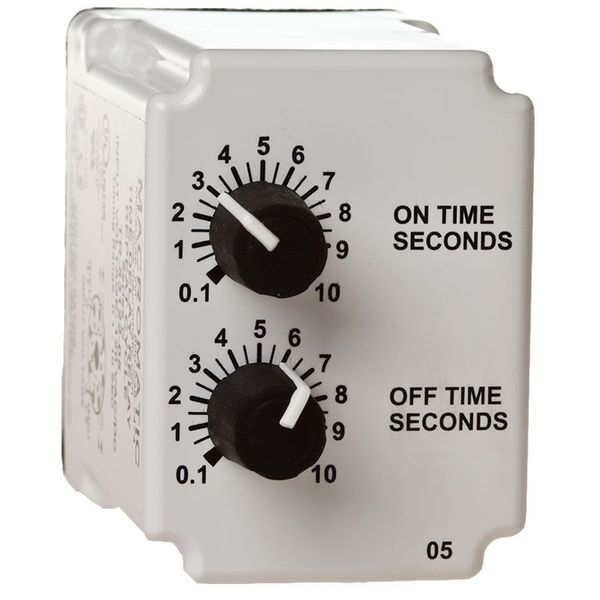 Time Delay Relay, 24VAC/DC, 10A, DPDT