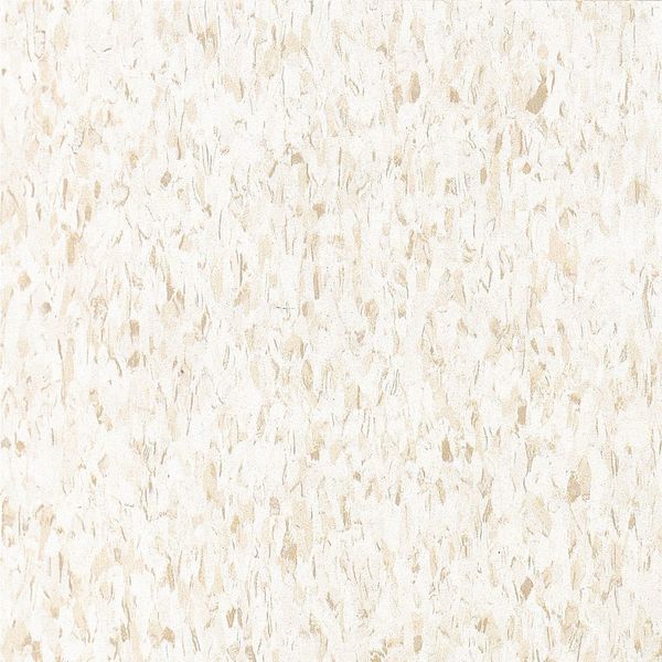Vinyl Composition Tile, 45sq.ft, Whte