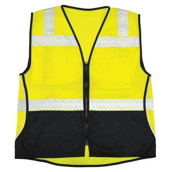 Medium Class 2 Flame Resistant High Visibility Vest, Lime
