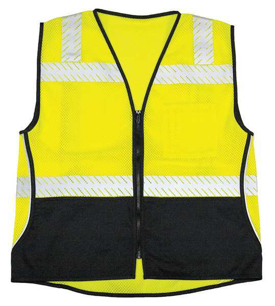 XL Class 2 Flame Resistant High Visibility Vest, Lime