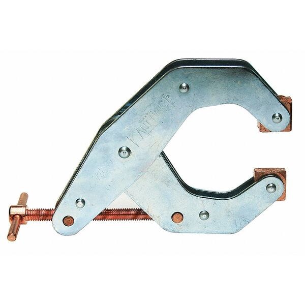 T-Clamp, Deep, 10 In, 7 Throat, 3500 lb, Zinc