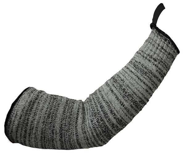 Cut Resistant Sleeve, White/Black, L
