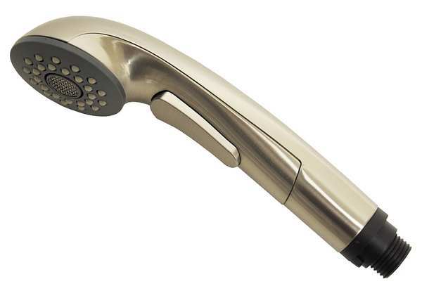 Pre Rinse Spray Valve, 1/2 In, Brshd Nickl