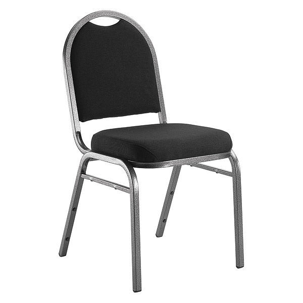 Stacking Chair, 9200 Series, Fabric Black