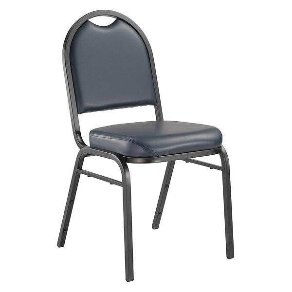 Stacking Chair, 9200 Series, Vinyl Blue