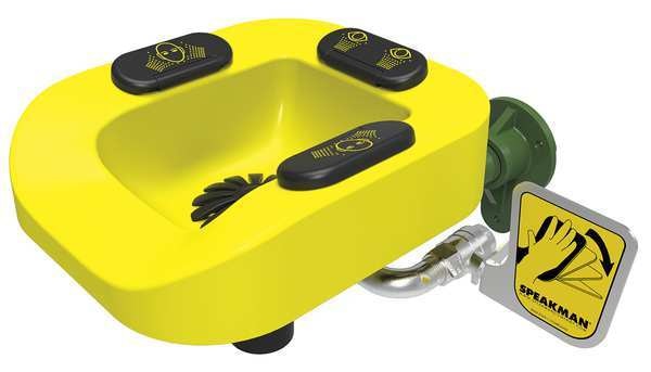 Wall Mounted Eye/Face Wash Station Plastic
