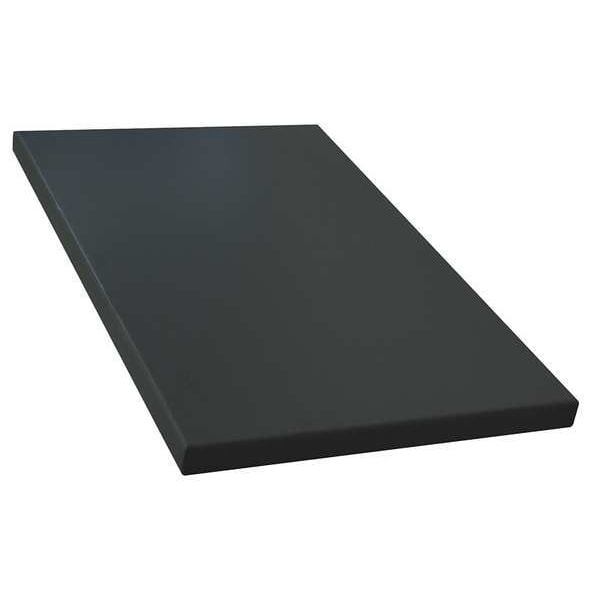 Shelf, 30 x 60 In, Black, 12 Gauge Steel