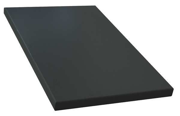 Shelf, 30 x 48 In, Black, 12 Gauge Steel