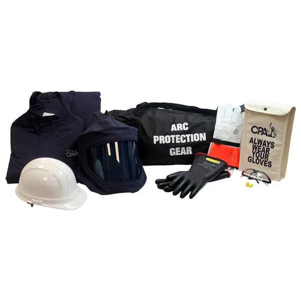 Arc Flash Jacket and Bib Kit, Navy, S