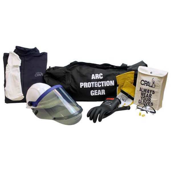Arc Flash Coverall Kit, Navy, M
