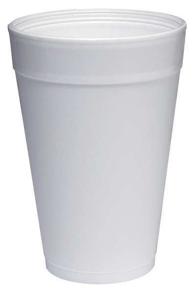 Disposable Hot cup 32 oz. White, Foam, Pk500