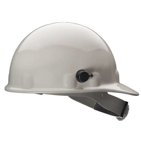 Front Brim Hard Hat, Type 1, Class G, Ratchet (8-Point), White