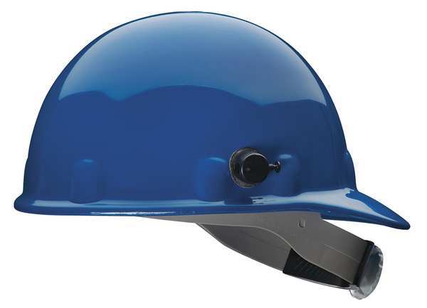 Front Brim Hard Hat, Type 1, Class G, Ratchet (8-Point), Blue
