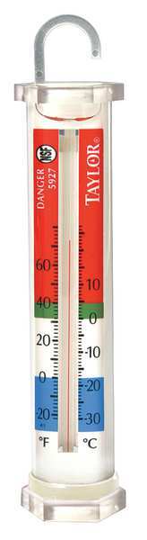 Food Srv Thermometer, -20 to 60, Analog