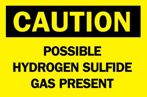 Caution Sign, 7 in H, 10 in W, Polyester, Rectangle, English, 84317