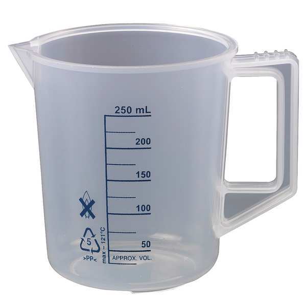 Beaker with Handle, 250mL, PK6