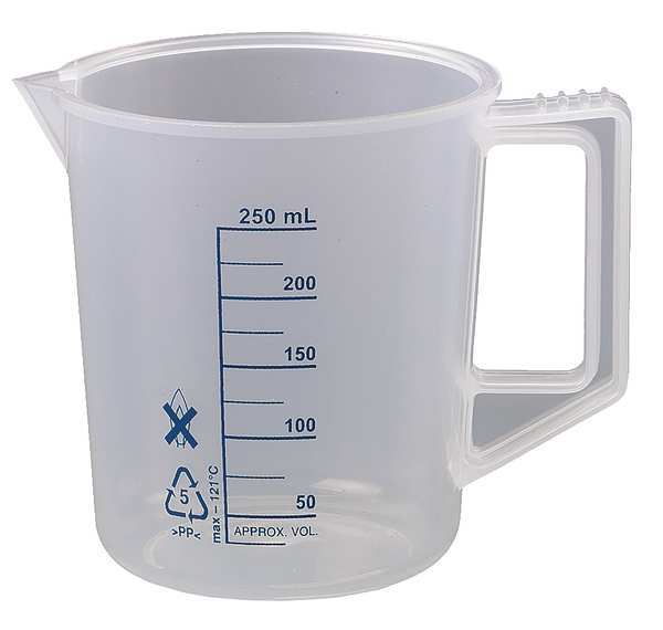 Beaker with Handle, 250mL, PK6