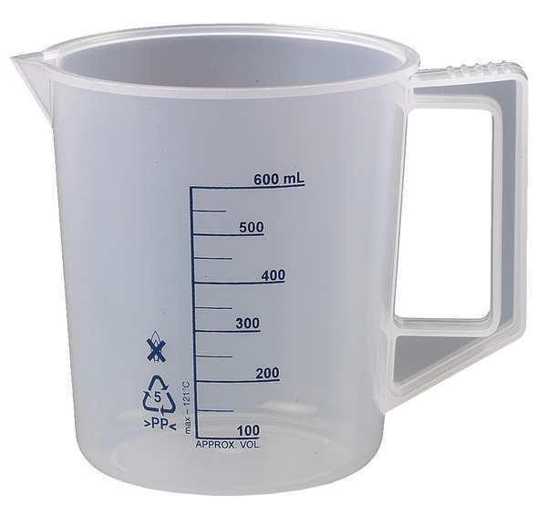 Beaker with Handle, 500mL, PK6