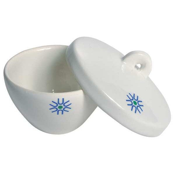 Crucible, Porcelain, Glazd, 1150C, 50mm, PK6
