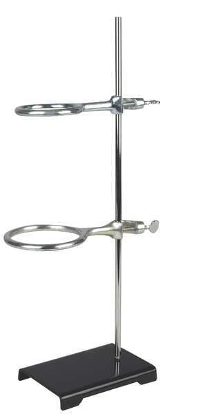 Support Stand And Rings, 18in, 5/16in, Stl