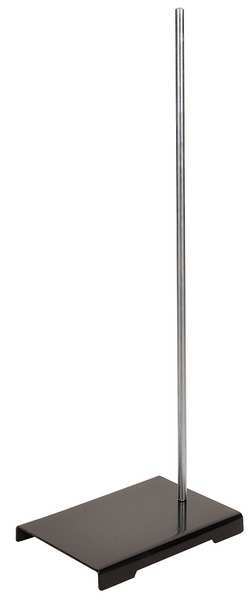 Support Stand, 18in, 5/16in, Stl, Base/Rod
