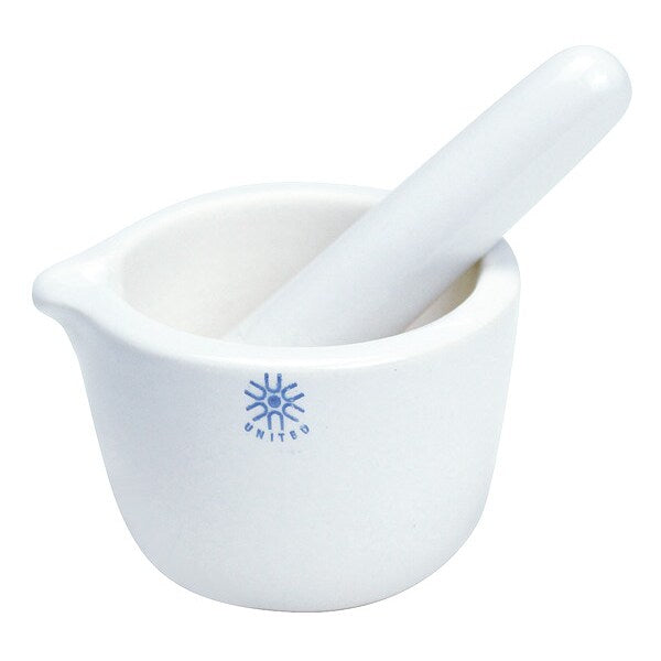 Mortar and Pestle, Porcelain, Glzd, 1150C