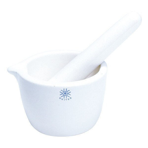 Mortar and Pestle, Porcelain, Glzd, 1150C